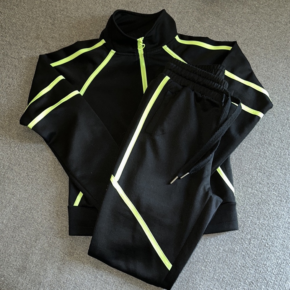 Women’s Black & Neon Tracksuit